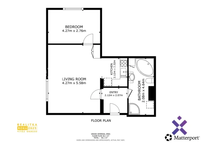 Prodej bytu 2+kk, Kunovice, Panská, 53 m2