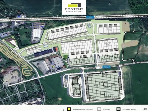 Pronájem skladu, Nový Jičín, Hřbitovní, 3000 m2