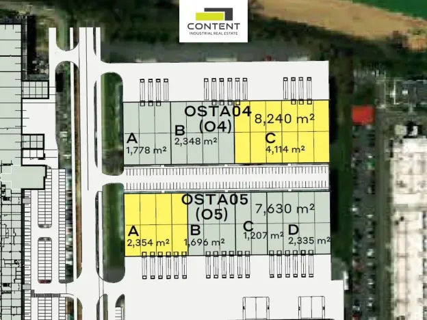 Pronájem skladu, Ostrava - Hrabová, Podnikatelská, 4114 m2