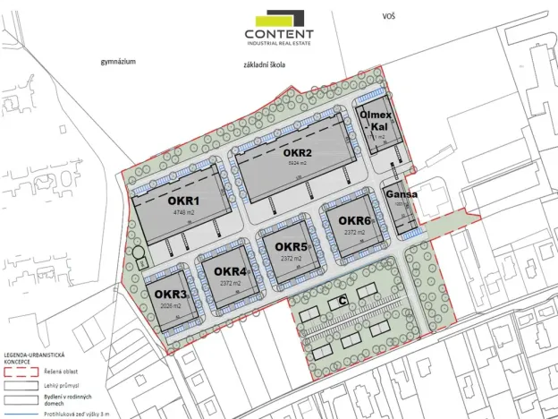 Pronájem skladu, Ostrava - Hrabová, Krmelínská, 3000 m2