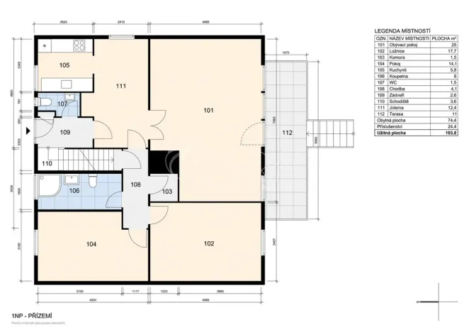 Prodej rodinného domu, Praha - Třeboradice, Králova, 258 m2