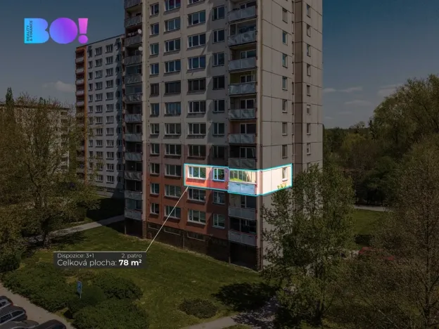 Prodej bytu 3+1, Bohumín, Tovární, 79 m2