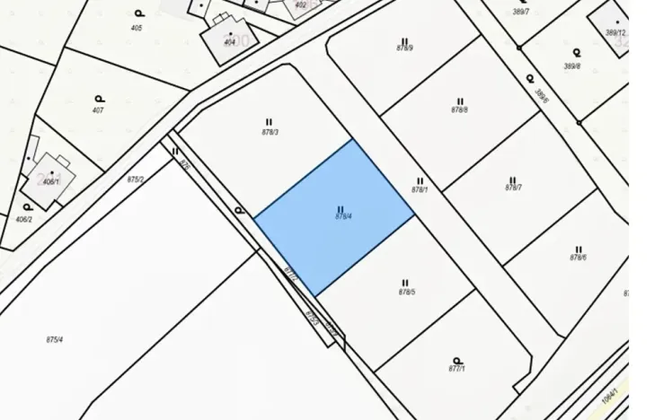 Prodej pozemku pro bydlení, Malešov, 1044 m2