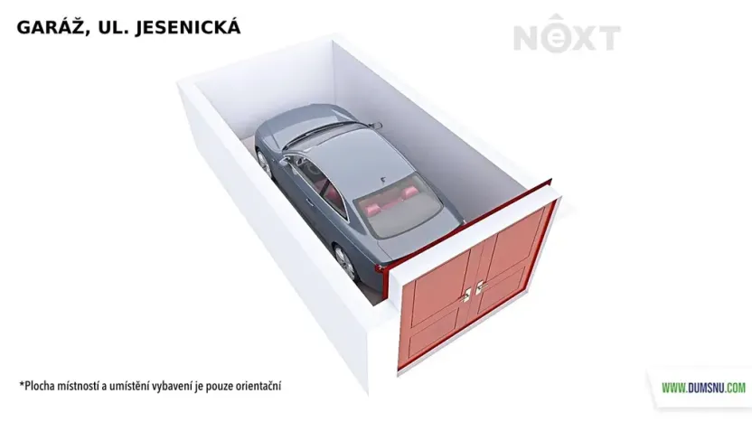 Pronájem garáže, Šumperk, 20 m2