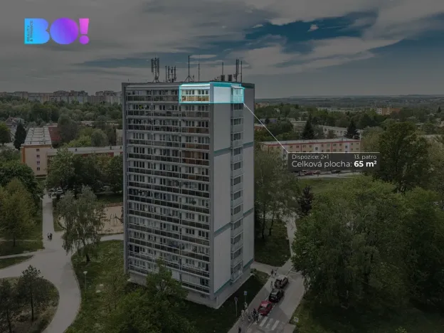 Prodej bytu 2+1, Ostrava, Kosmonautů, 65 m2