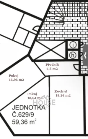 Prodej bytu 2+1, Praha - Žižkov, Štítného, 59 m2