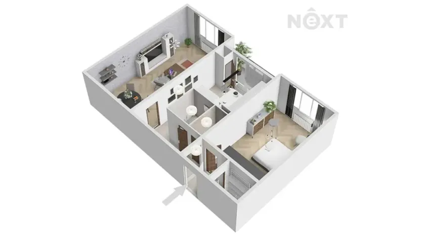 Prodej bytu 2+1, Brno, Horácké náměstí, 69 m2