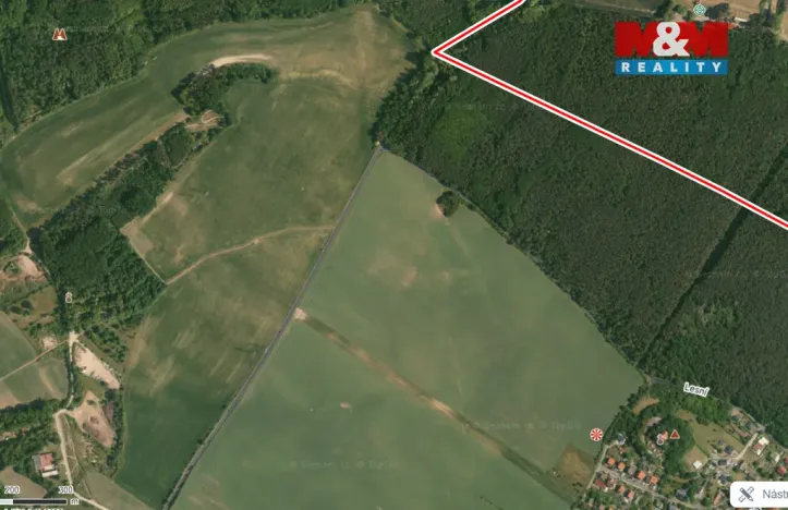 Prodej pole, Mělník, 36116 m2
