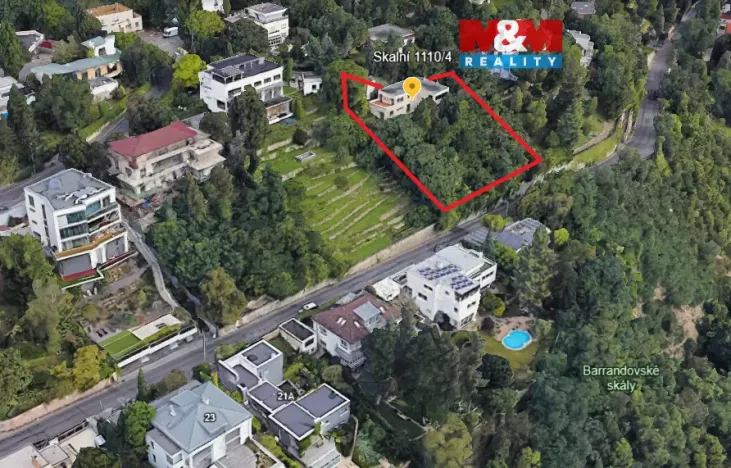 Prodej pozemku pro bydlení, Praha, Skalní, 1894 m2