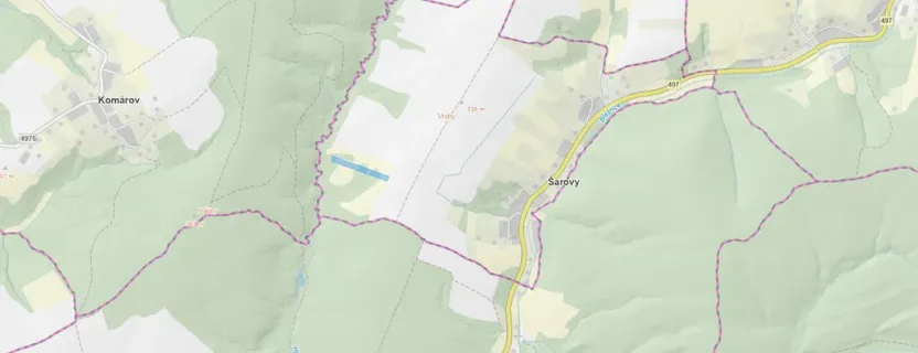 Prodej lesa, Šarovy, 11619 m2