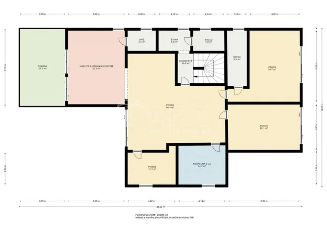 Prodej vícegeneračního domu, Velké Popovice - Brtnice, Na Dlaskově, 486 m2