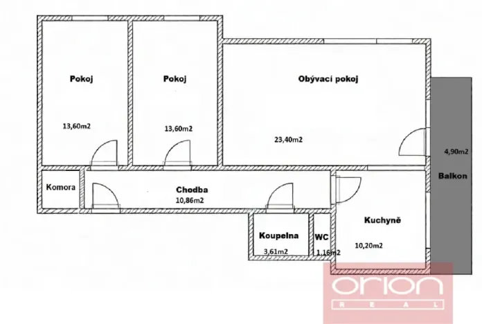 Prodej bytu 3+kk, Praha - Smíchov, Na Cihlářce, 84 m2