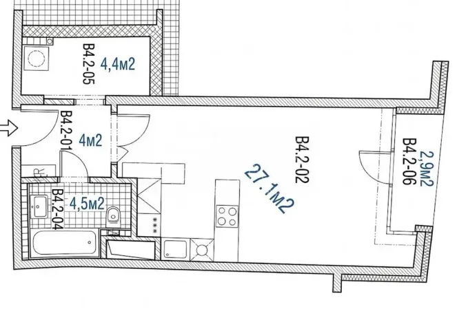 Prodej bytu 1+kk, Praha - Smíchov, Jindřicha Plachty, 40 m2
