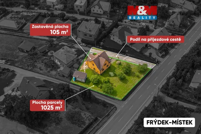 Prodej rodinného domu, Frýdek-Místek - Frýdek, Bruzovská, 250 m2