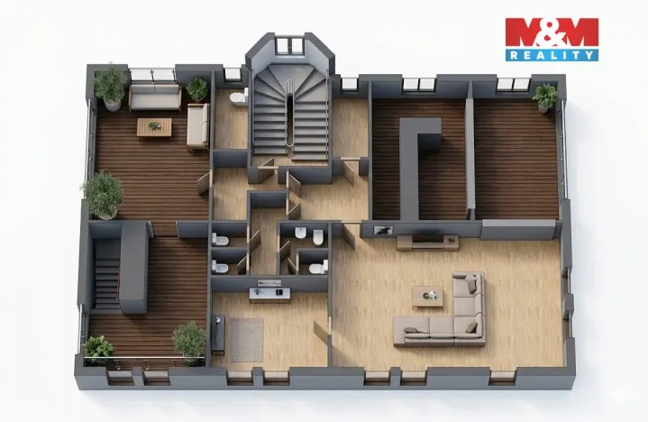Prodej činžovního domu, Chomutov, Husova, 308 m2
