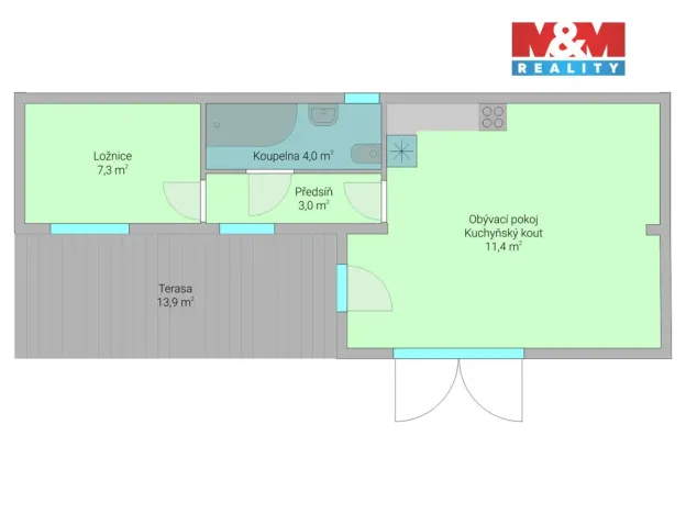 Prodej zahrady, Kuřim, 500 m2
