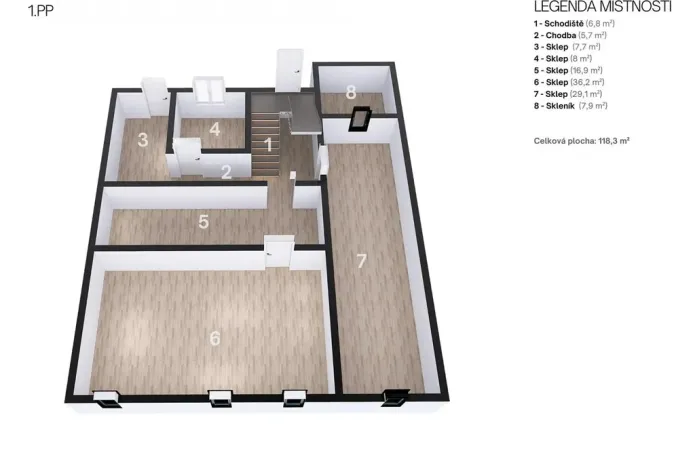 Prodej rodinného domu, Brno - Líšeň, Holzova, 436 m2