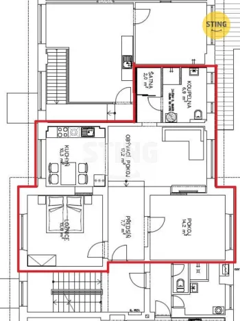 Pronájem bytu 3+1, Třinec, Lípová, 74 m2