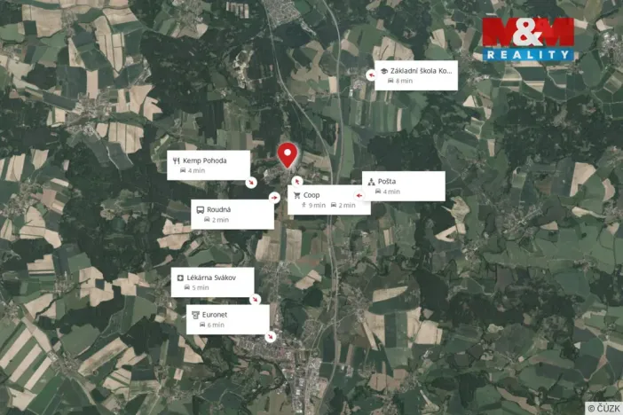 Prodej pozemku pro bydlení, Roudná, 905 m2