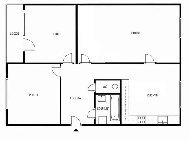 Prodej bytu 3+1, Pardubice, Bartoňova, 75 m2