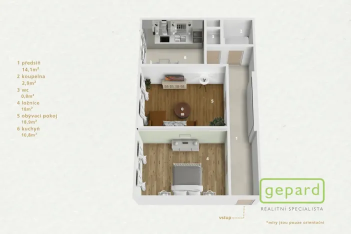 Prodej bytu 2+1, Ostrov, S. K. Neumanna, 70 m2