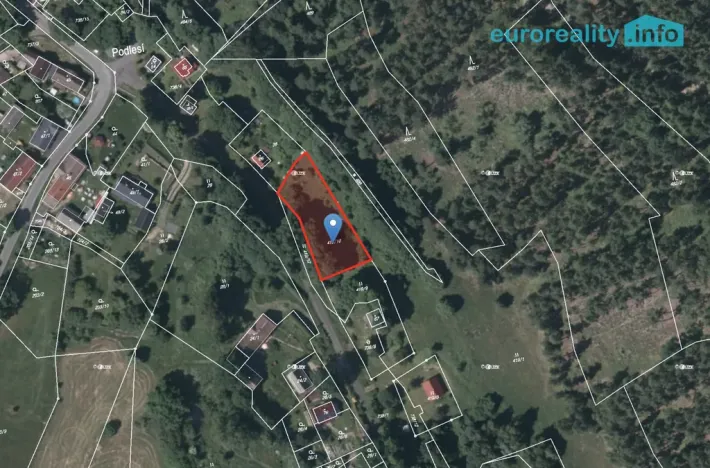 Prodej pozemku pro bydlení, Dolní Žandov, 1330 m2