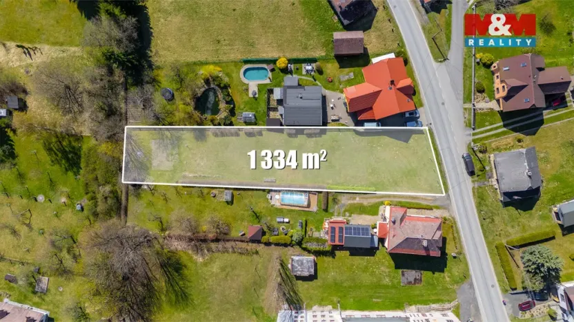 Prodej pozemku pro bydlení, Zásada, 1334 m2