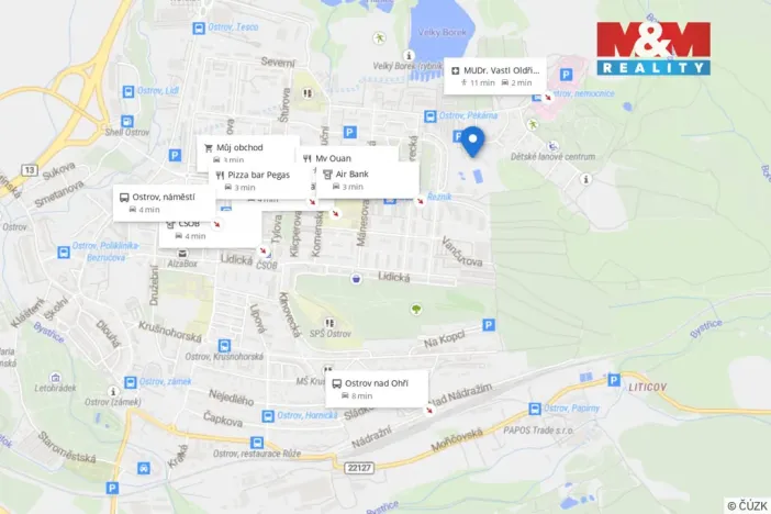Prodej bytu 2+kk, Ostrov, Hlavní třída, 69 m2