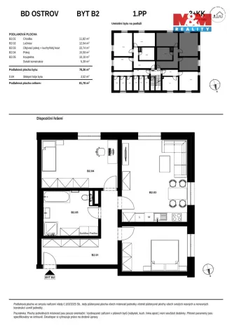 Prodej bytu 3+kk, Ostrov, Hlavní třída, 82 m2