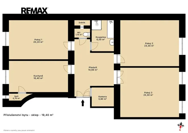 Prodej bytu 3+1, Praha - Bubeneč, U zeměpisného ústavu, 111 m2