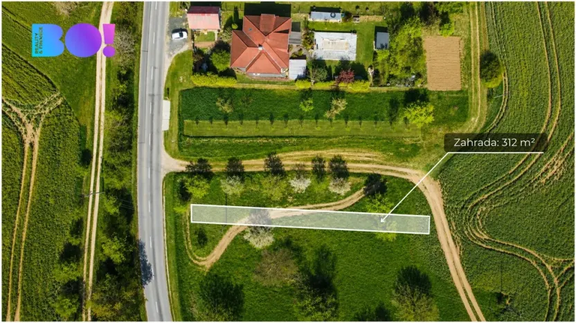 Prodej zahrady, Koryčany - Jestřabice, 312 m2