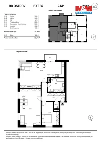 Prodej bytu 3+kk, Ostrov, Hlavní třída, 119 m2
