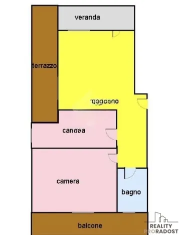 Prodej bytu 3+kk, Via Gorizia,Alba Adriatica,Itálie, 67 m2