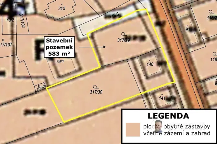 Prodej pozemku pro bydlení, Cerekvice nad Bystřicí, 583 m2