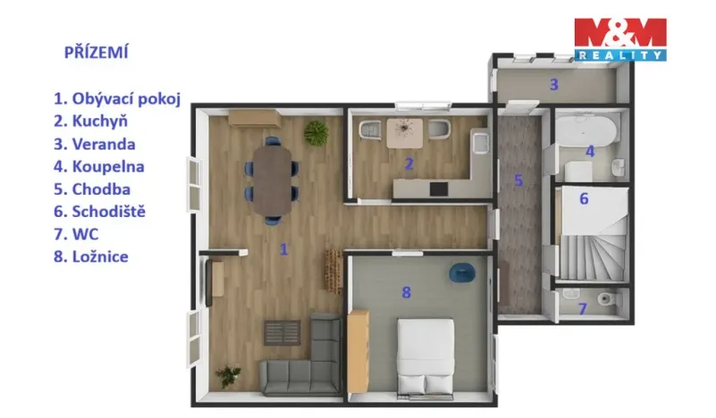 Prodej rodinného domu, Kladno - Kročehlavy, Vrchlického, 163 m2