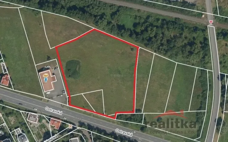 Prodej komerčního pozemku, Opava - Komárov, Ostravská, 10900 m2