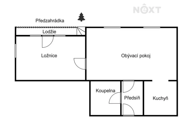 Pronájem bytu 2+kk, Jilemnice, U Nemocnice, 56 m2