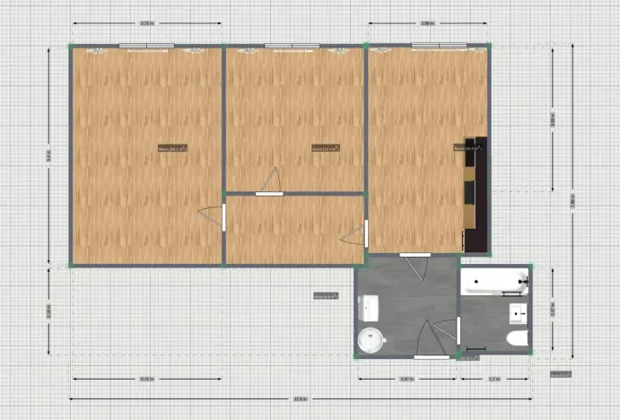 Pronájem bytu 3+kk, Cheb, Na Hradčanech, 69 m2