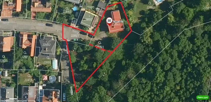 Prodej pozemku, Praha - Modřany, U jizby, 740 m2