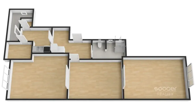 Pronájem bytu 2+1, Praha - Nové Město, Klimentská, 100 m2