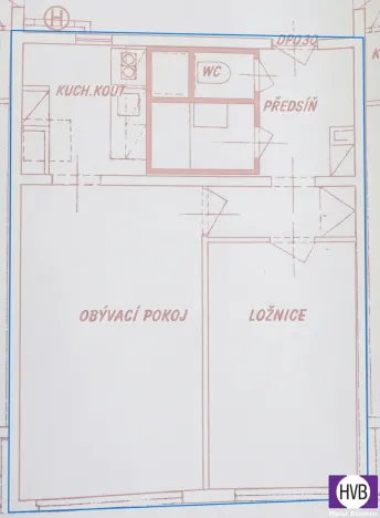 Pronájem bytu 2+kk, Praha, Cuřínova, 41 m2
