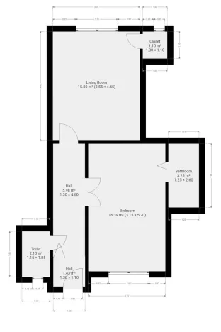 Pronájem bytu 2+kk, Praha - Staré Město, U staré školy, 45 m2