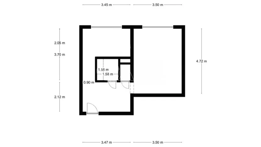 Pronájem bytu 1+1, Rakovník - Rakovník II, Družstevní, 37 m2