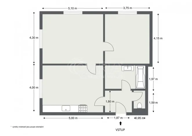 Pronájem bytu 2+1, Rakovník - Rakovník II, Ottova, 70 m2