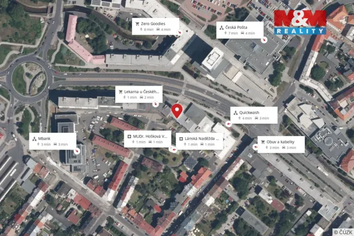 Prodej obchodního prostoru, Chomutov, Palackého, 159 m2