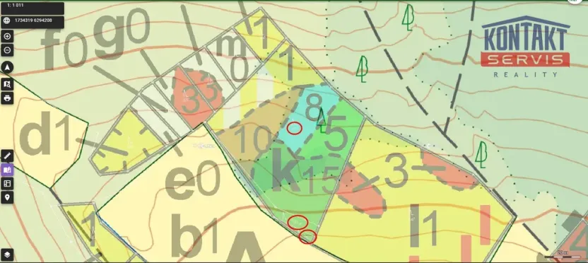 Prodej lesa, Knínice, 5303 m2