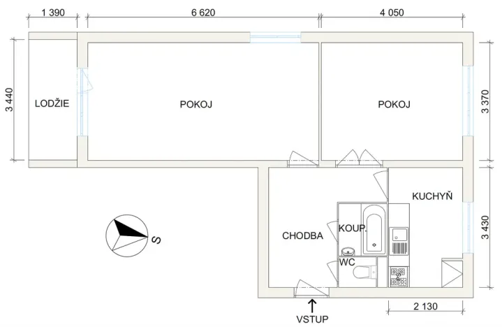 Prodej bytu 2+1, Karviná - Ráj, Prameny, 55 m2