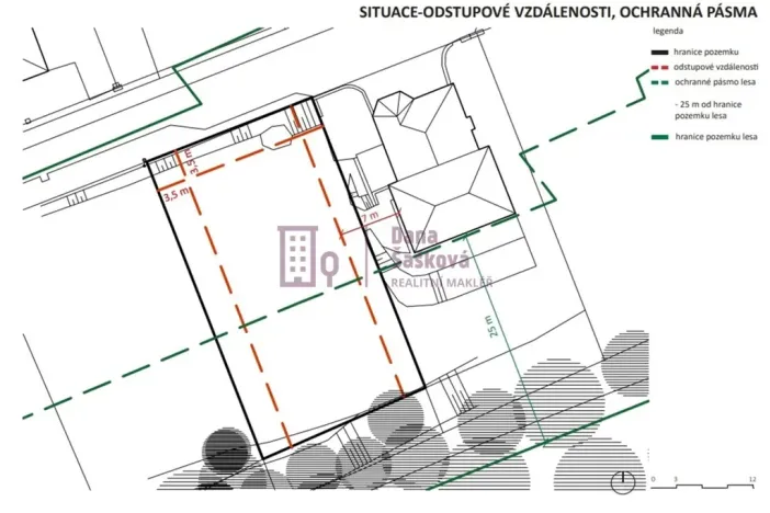 Prodej pozemku pro bydlení, Dačice - Dačice III, U Třech křížů, 713 m2