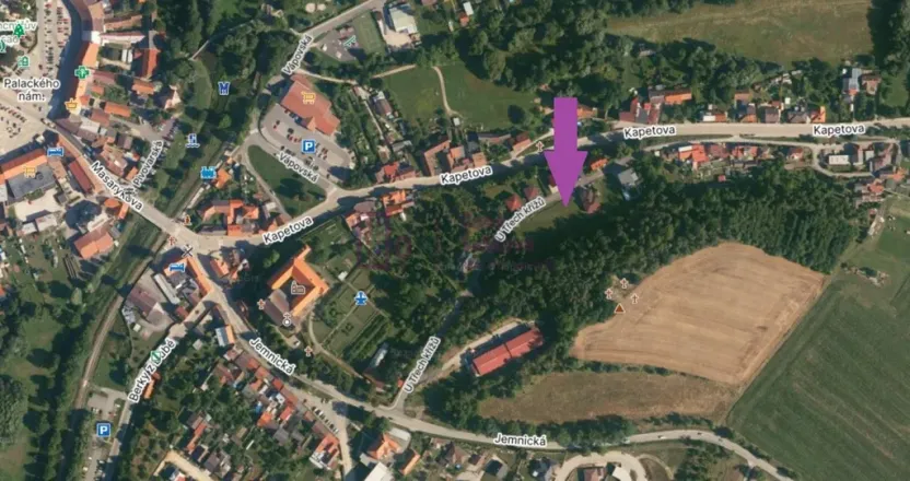 Prodej pozemku pro bydlení, Dačice - Dačice III, U Třech křížů, 713 m2