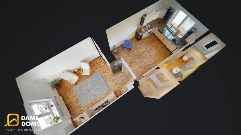 Pronájem bytu 2+kk, Zlín - Prštné, L. Váchy, 42 m2